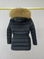 Black Puffer Jacket - Women's