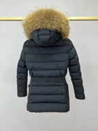 Black Puffer Jacket - Women's