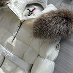 Black and White Puffer Jacket - Women's