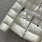 Black and White Puffer Jacket - Women's