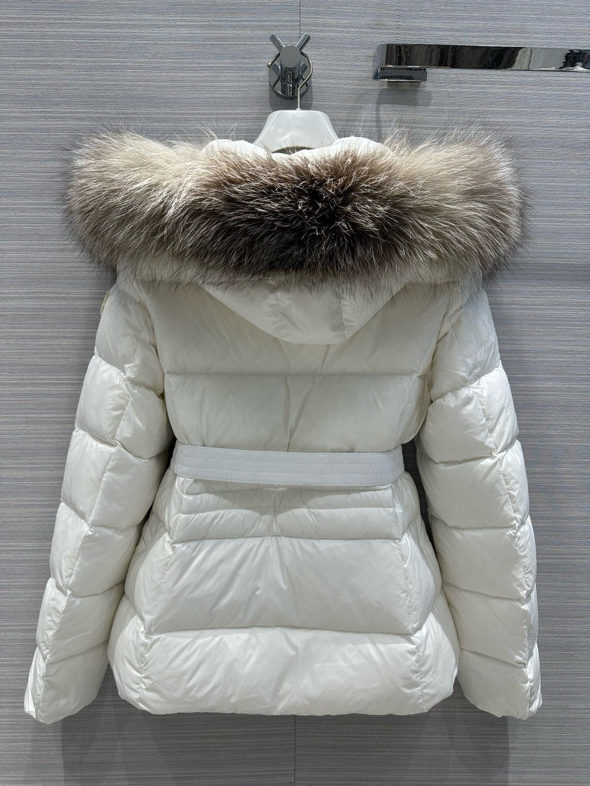 Black and White Puffer Jacket - Women's