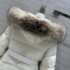 Black and White Puffer Jacket - Women's