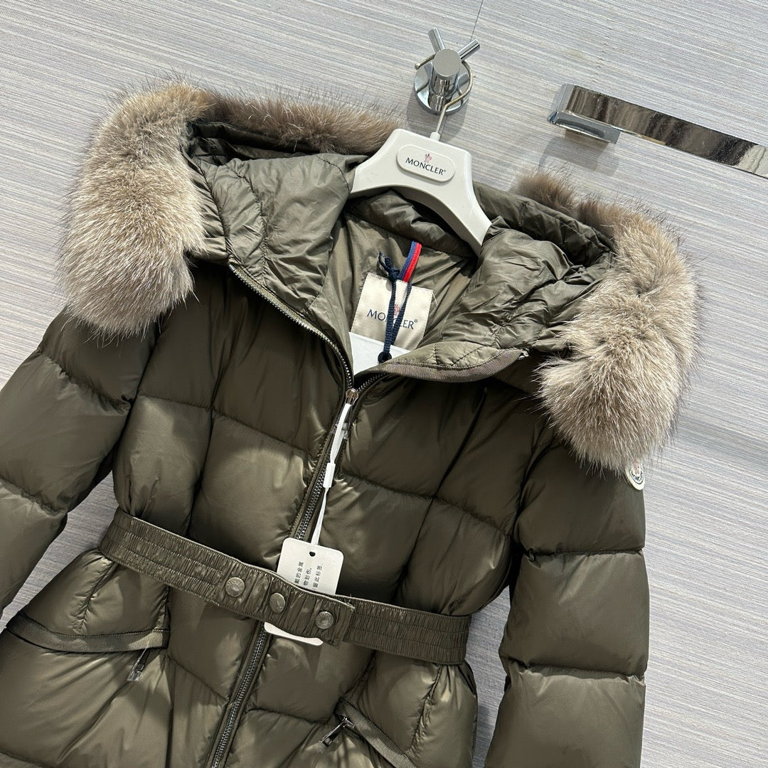 Black and White Puffer Jacket - Women's