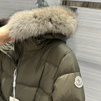 Black and White Puffer Jacket - Women's