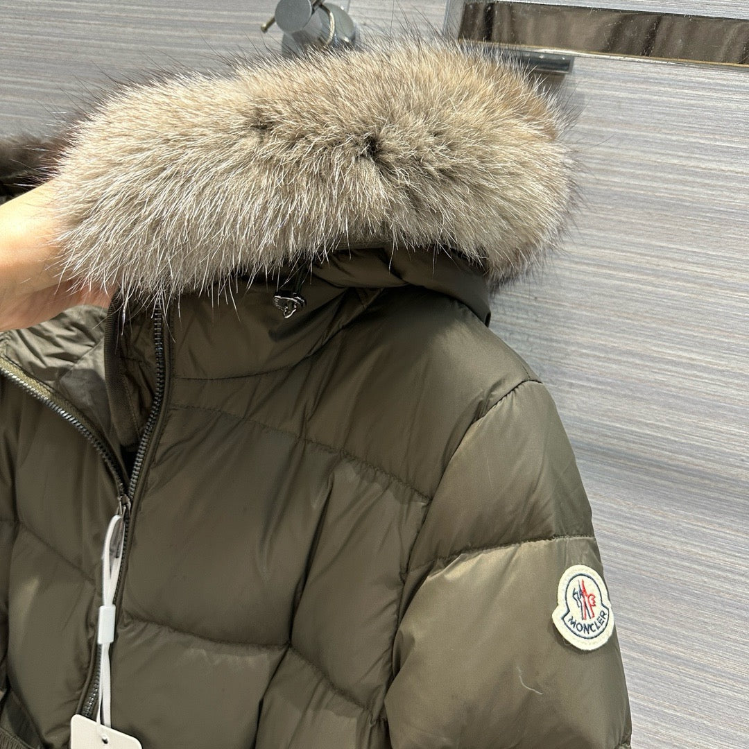 Black and White Puffer Jacket - Women's