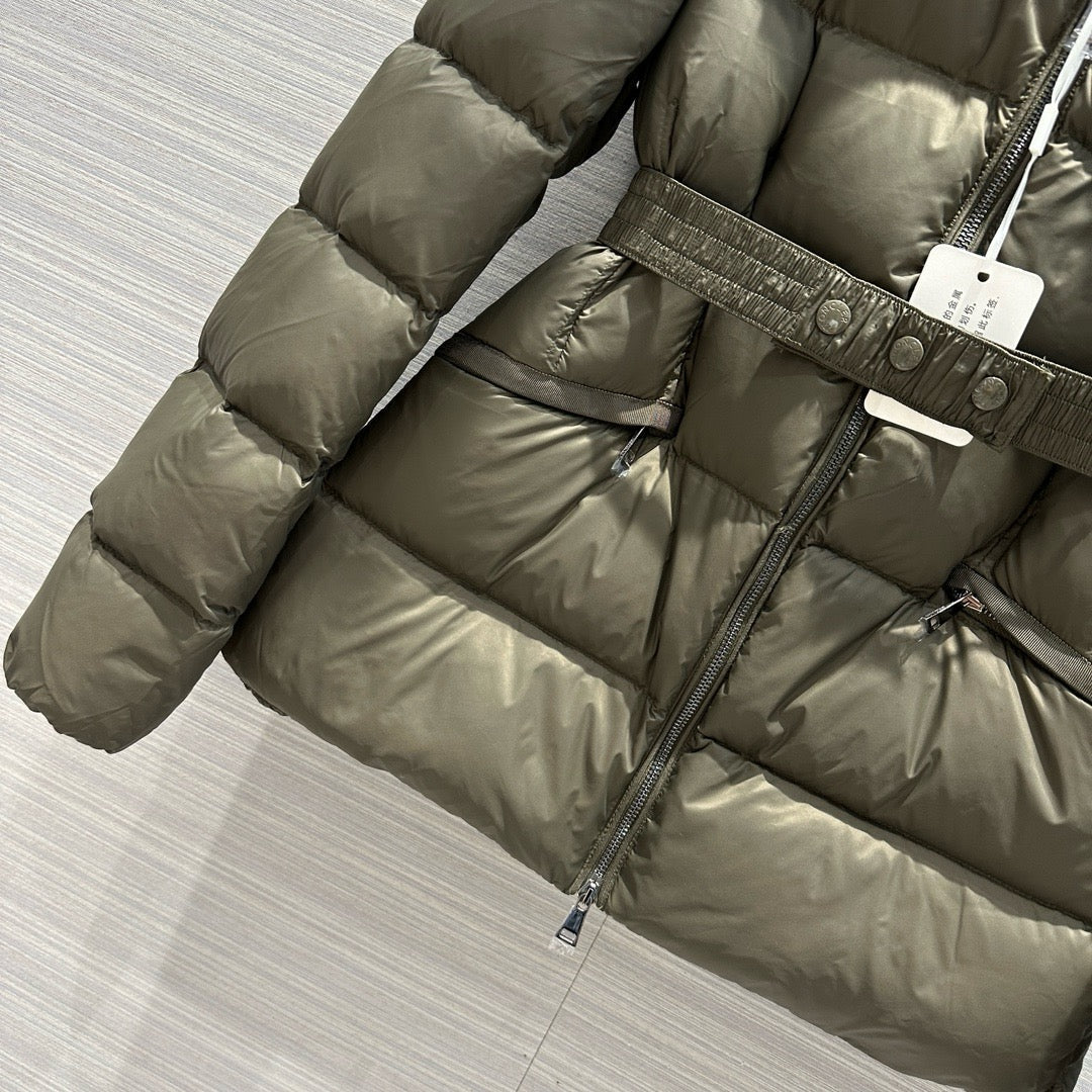 Black and White Puffer Jacket - Women's