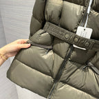 Black and White Puffer Jacket - Women's