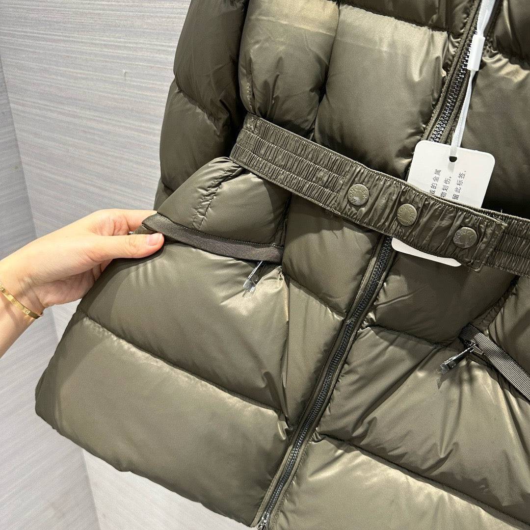 Black and White Puffer Jacket - Women's