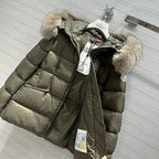Black and White Puffer Jacket - Women's
