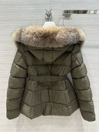 Black and White Puffer Jacket - Women's