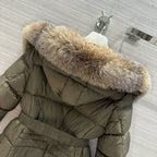 Black and White Puffer Jacket - Women's