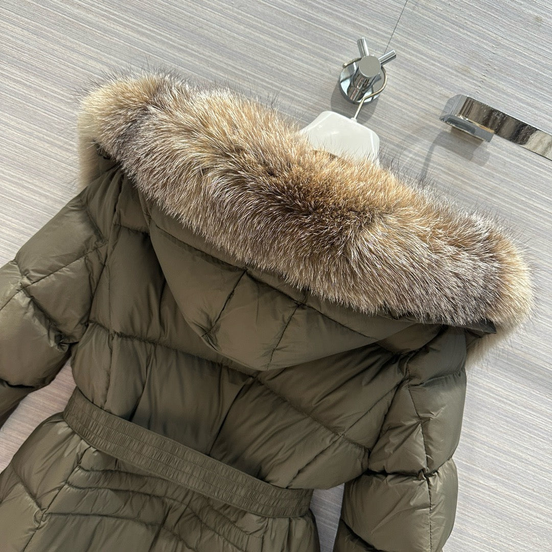 Black and White Puffer Jacket - Women's