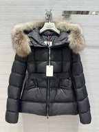Black and White Puffer Jacket - Women's