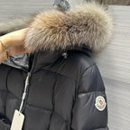 Black and White Puffer Jacket - Women's