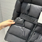 Black and White Puffer Jacket - Women's