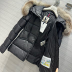 Black and White Puffer Jacket - Women's
