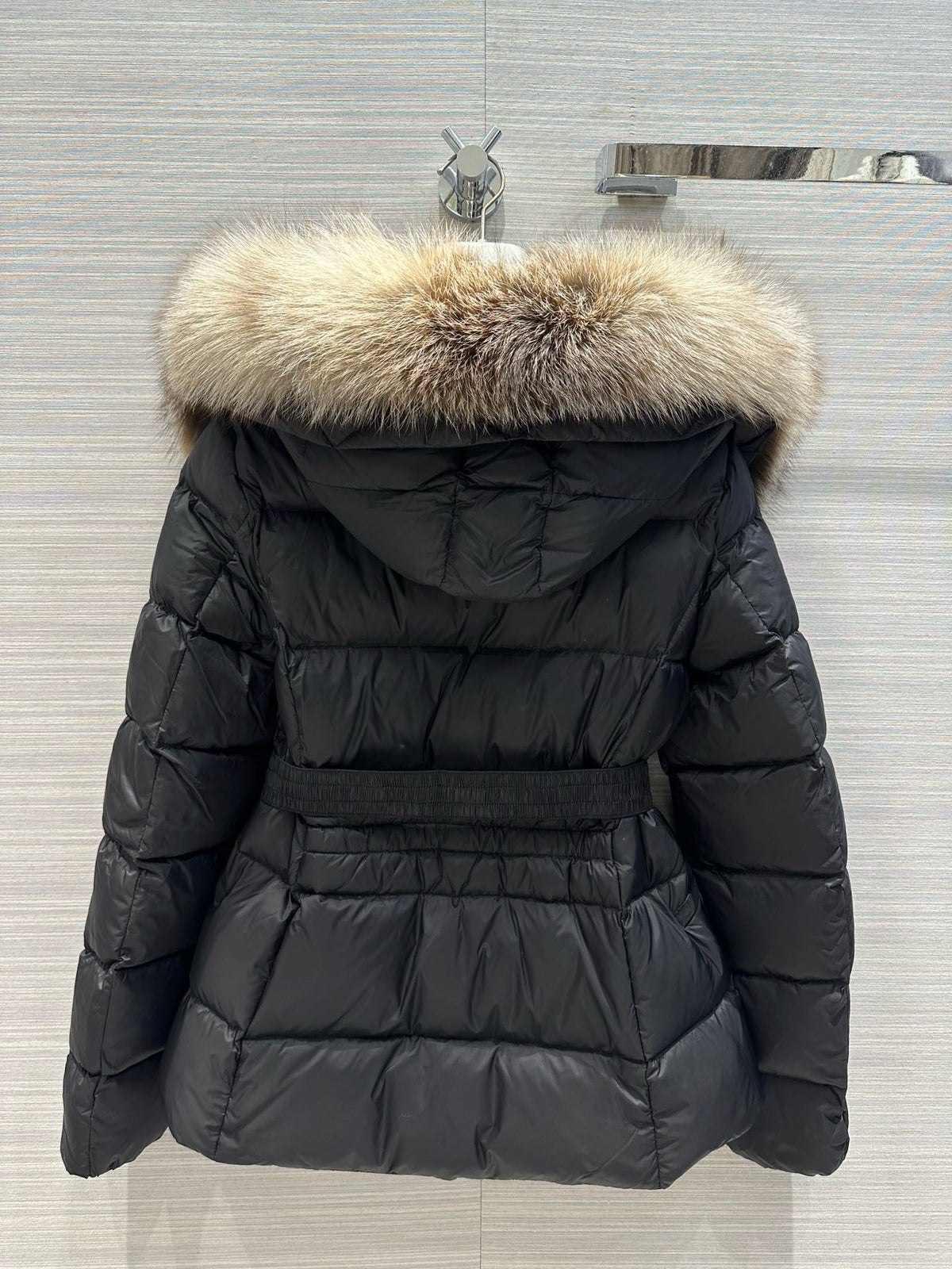 Black and White Puffer Jacket - Women's