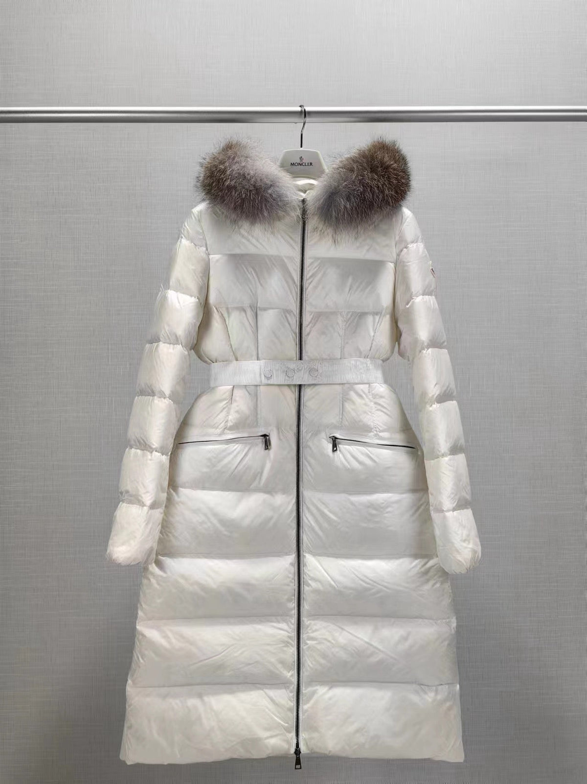 Black and White Puffer Jacket - Women's