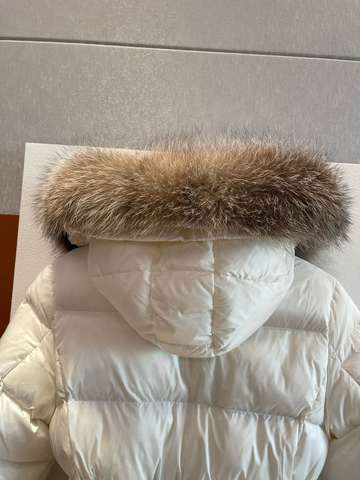 Black and White Puffer Jacket - Women's