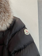Black and White Puffer Jacket - Women's