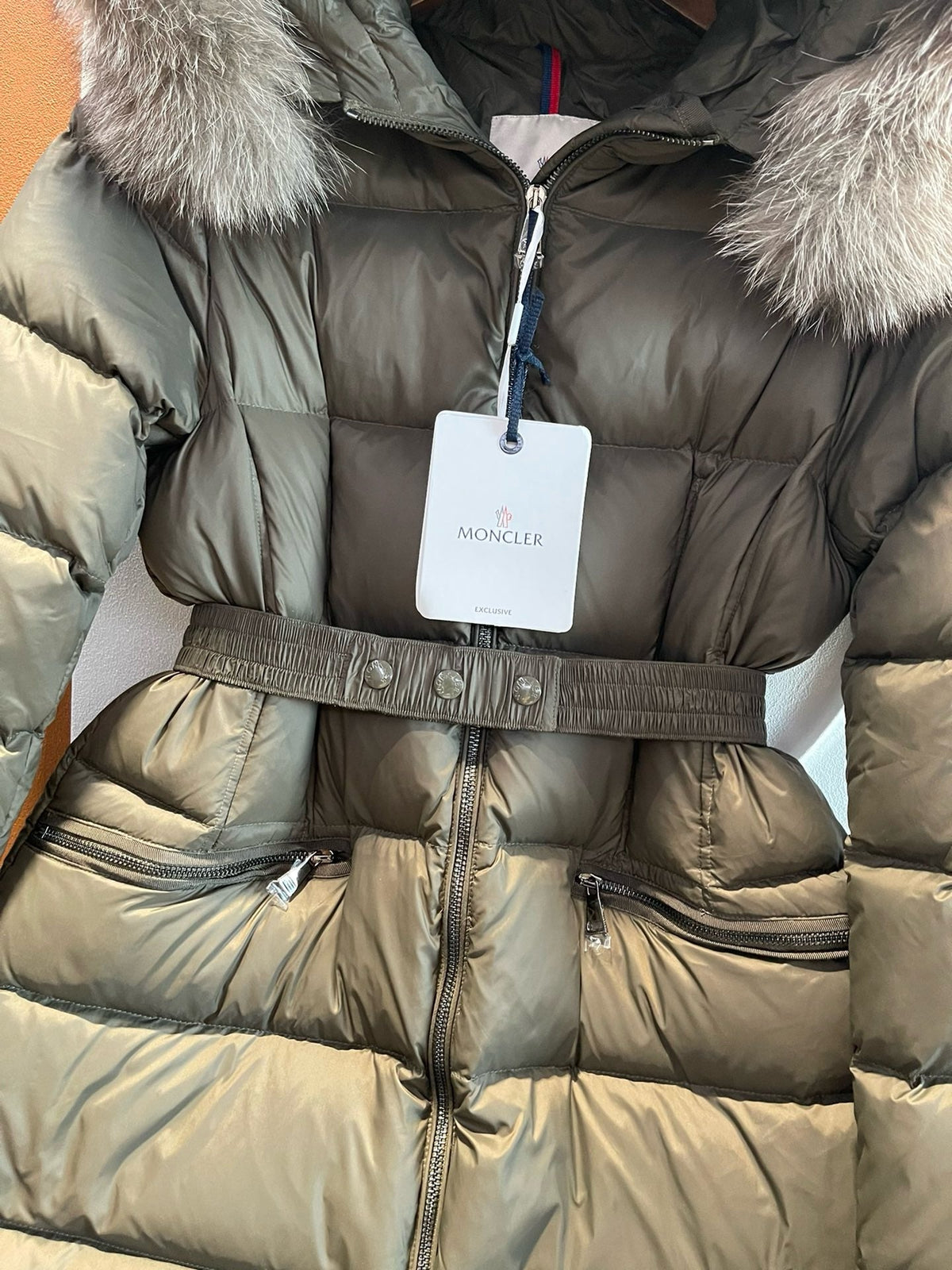 Black and White Puffer Jacket - Women's