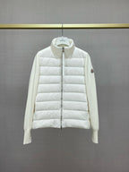 Black and White Puffer Jacket - Men's