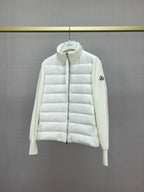 Black and White Puffer Jacket - Men's