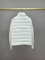 Black and White Puffer Jacket - Men's