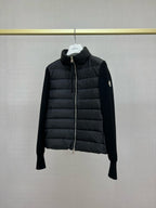 Black and White Puffer Jacket - Men's