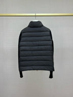 Black and White Puffer Jacket - Men's