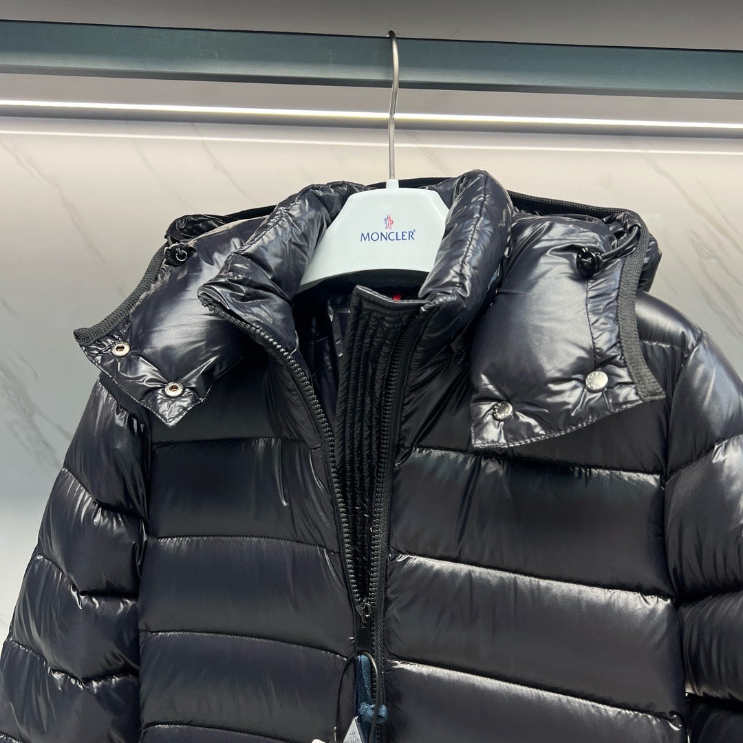 Black Puffer Jacket - Men's