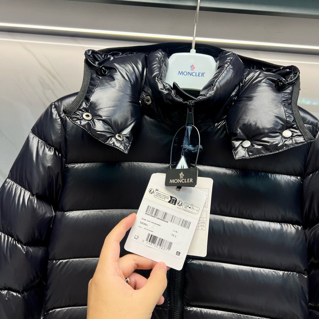 Black Puffer Jacket - Men's