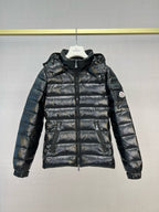 Black Puffer Jacket - Men's