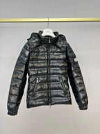 Black Puffer Jacket - Men's