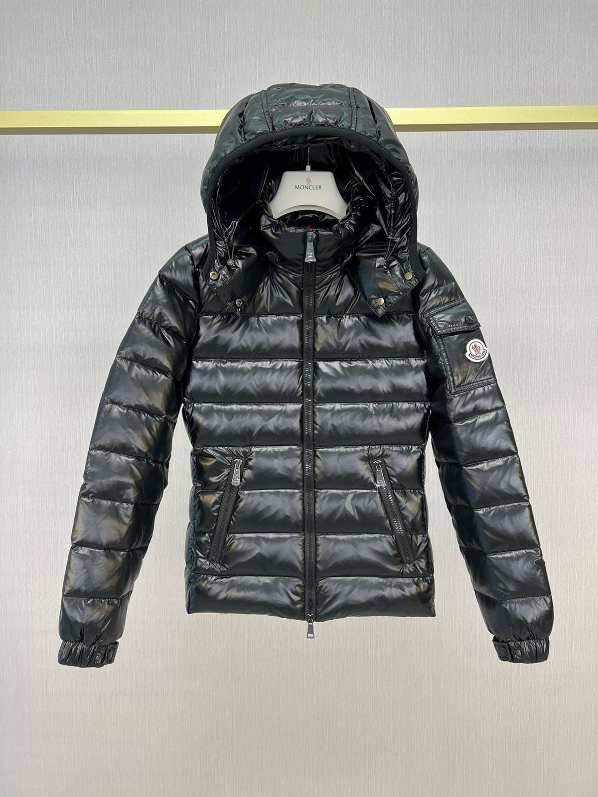 Black Puffer Jacket - Men's