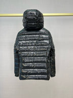 Black Puffer Jacket - Men's