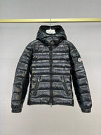 Black Puffer Jacket - Men's