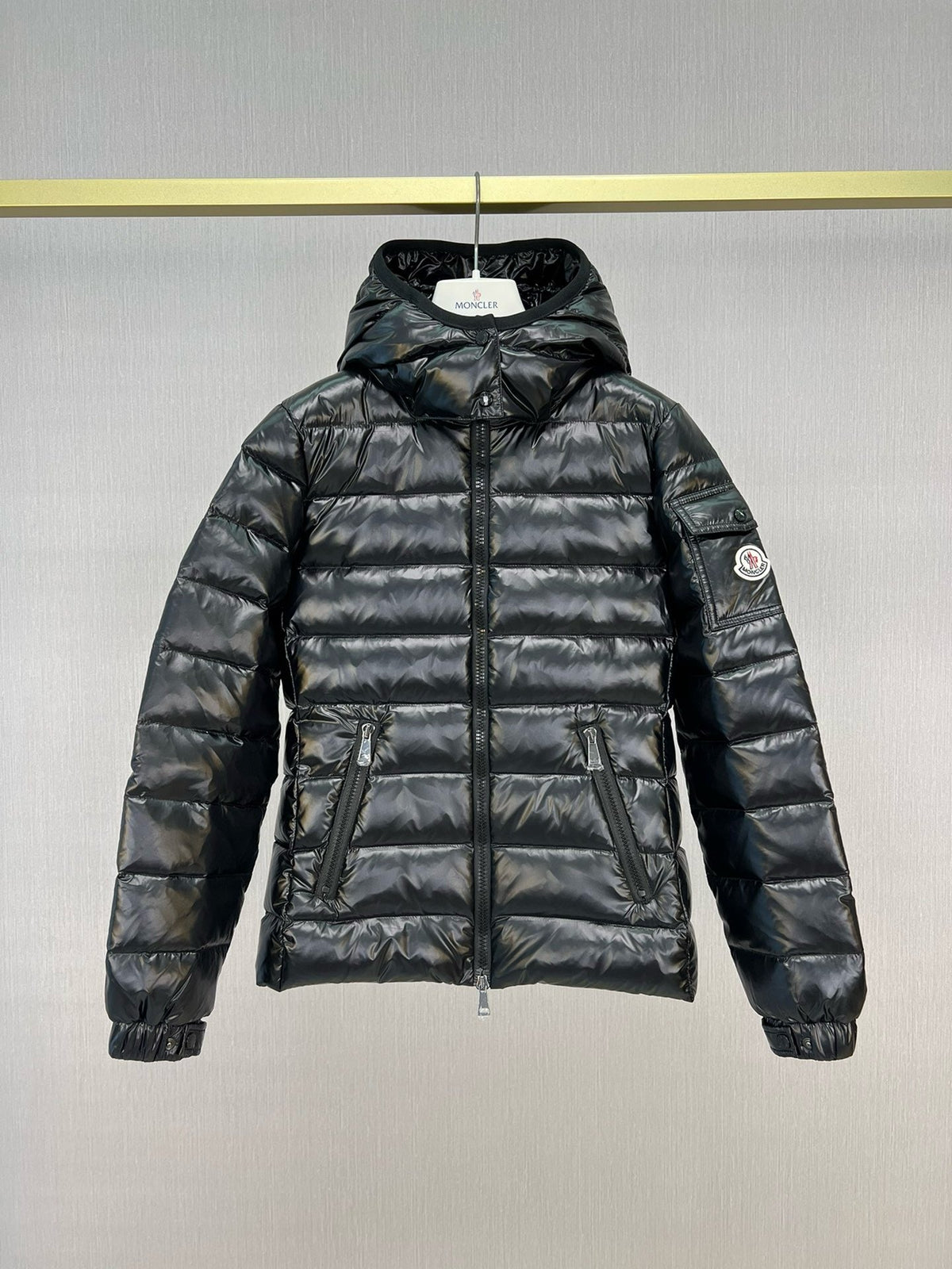 Black Puffer Jacket - Men's