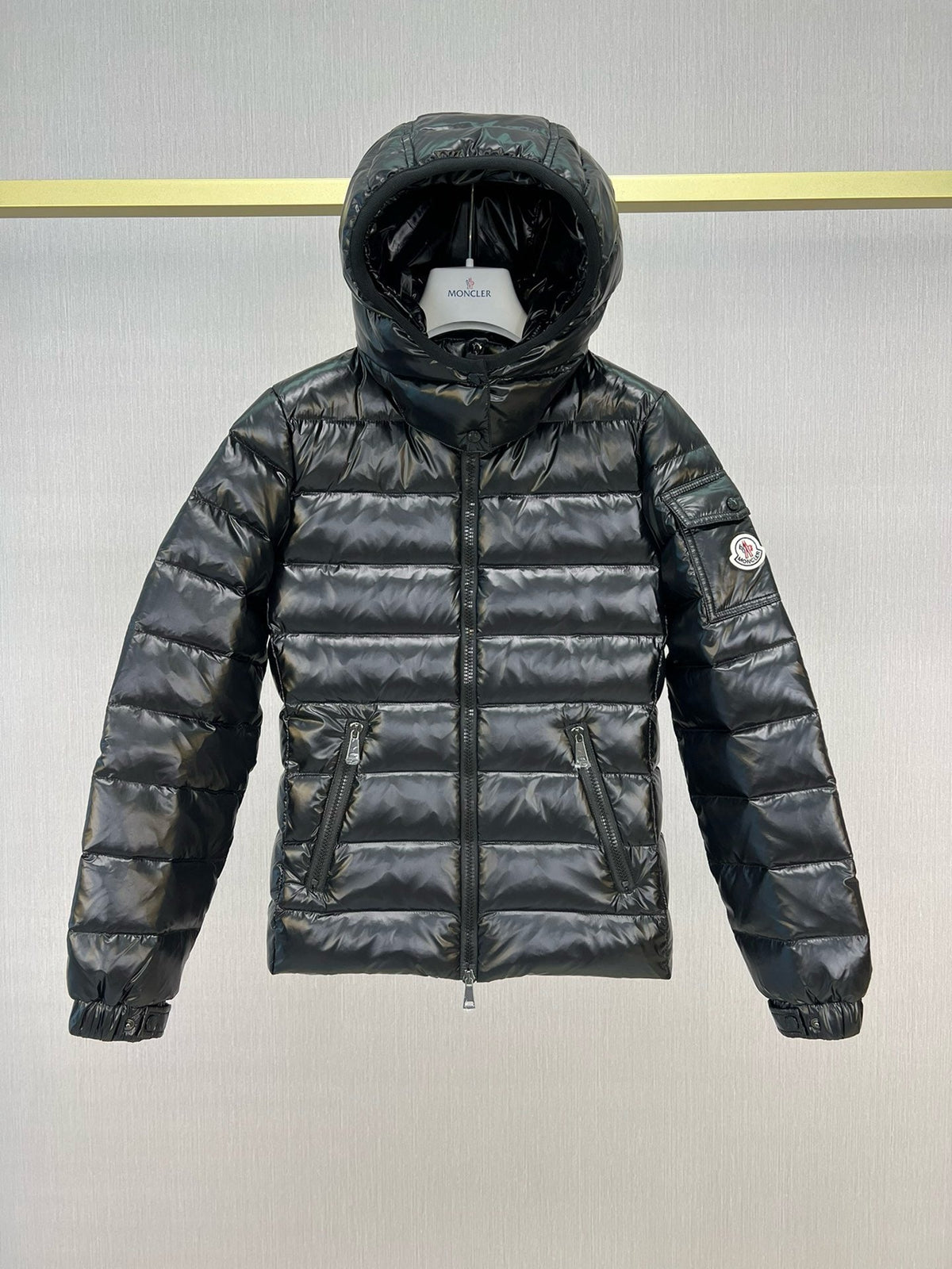 Black Puffer Jacket - Men's