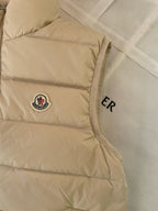 Cream Nylon Down Gilet - Men's