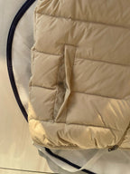 Cream Nylon Down Gilet - Men's
