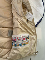 Cream Nylon Down Gilet - Men's