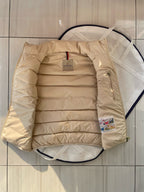 Cream Nylon Down Gilet - Men's