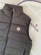 Cream Nylon Down Gilet - Men's