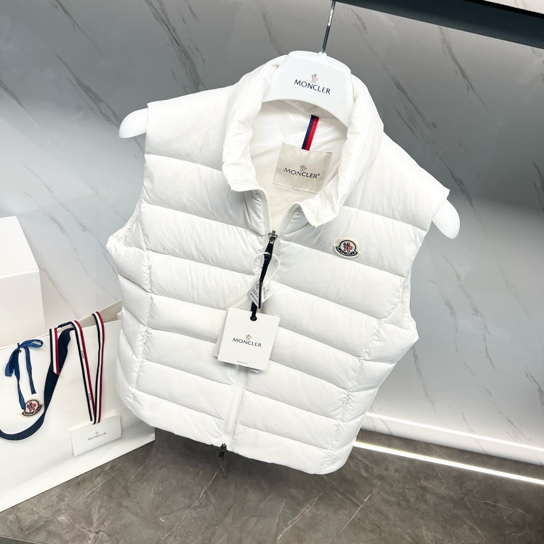 Navy Nylon Glossy Gilet - Men's