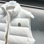 Navy Nylon Glossy Gilet - Men's