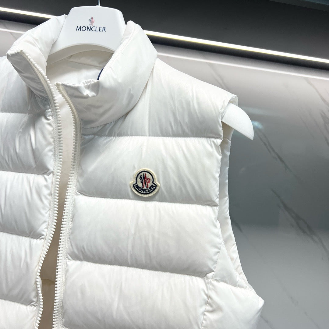 Navy Nylon Glossy Gilet - Men's