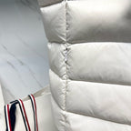 Navy Nylon Glossy Gilet - Men's