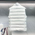 Navy Nylon Glossy Gilet - Men's