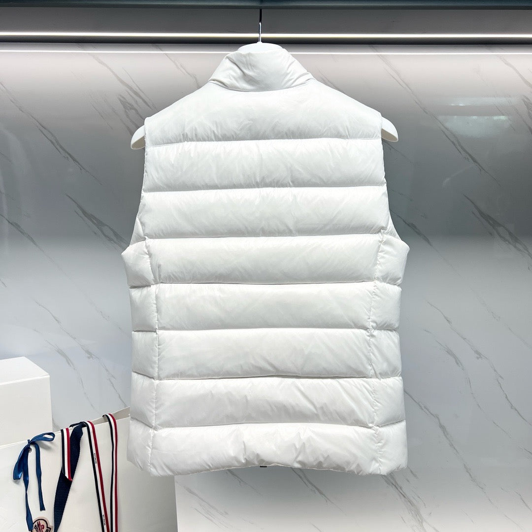 Navy Nylon Glossy Gilet - Men's